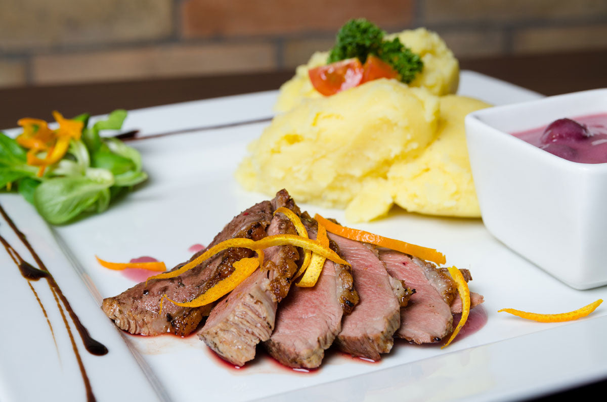 Orange & Herb Barbary Duck