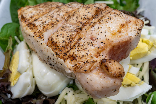 Halibut Steaks Bone In Skin On